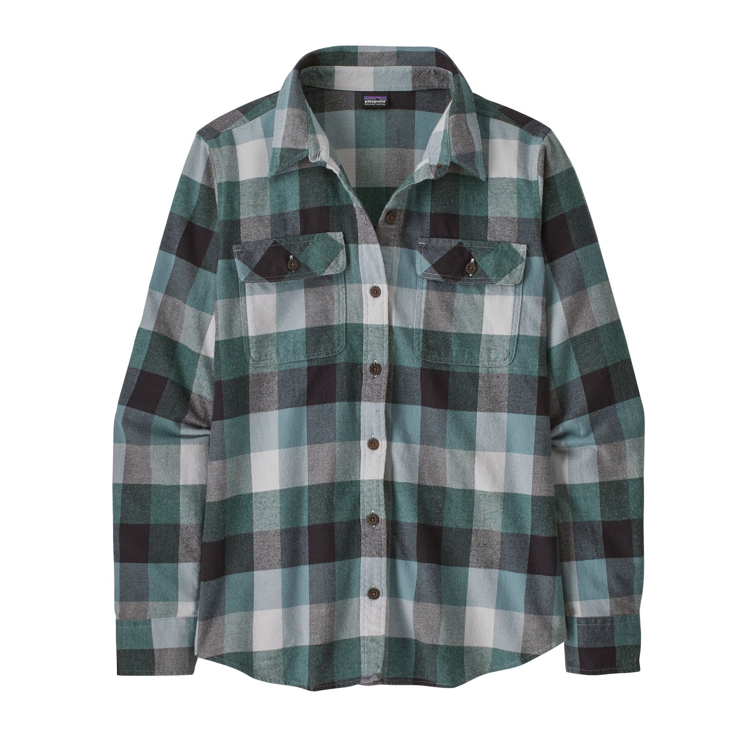 Camisa de franela para mujer de Patagonia W's L/S Organic Cotton MW Fjord Flannel Shirt