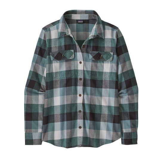 Camisa de franela para mujer de Patagonia W's L/S Organic Cotton MW Fjord Flannel Shirt