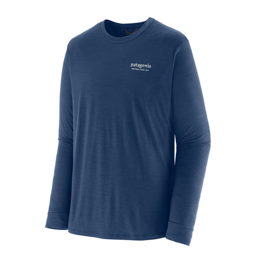 Camiseta de merino de manga larga de Patagonia M's L/S Cap Cool Merino Blend Graphic Shirt